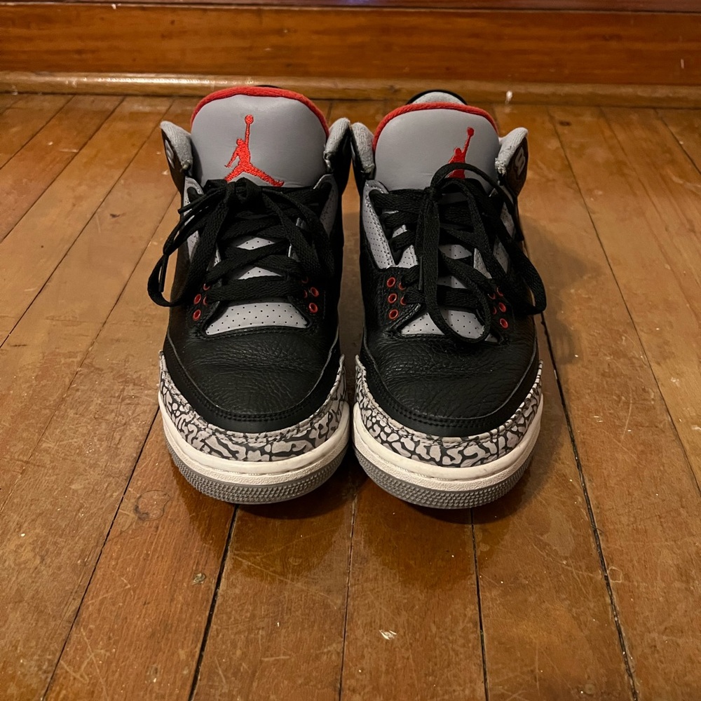 Jordan 3 Black Cement 2018 Used With Damaged Box